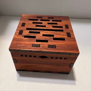 Token Modern Scene Box in Padauk wood