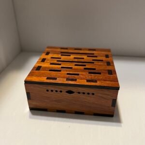 Modest Modern Scene Box in Padauk wood